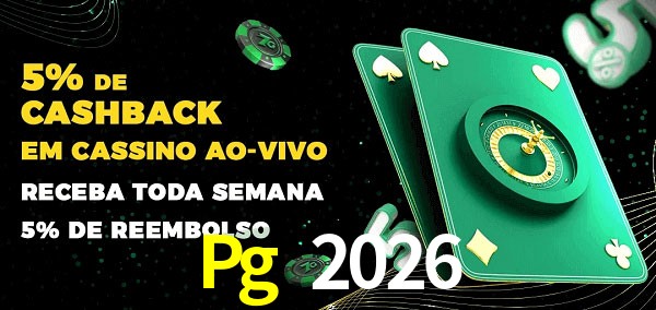 Promoções do cassino ao Vivo Pg 2026